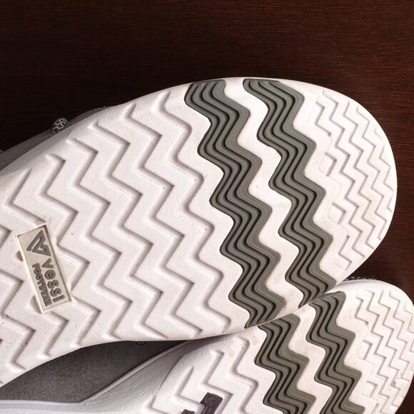 Vessi Sneakers Mens SZ 12 Gray Cityscape Waterproof Knit Athletic Walking Shoes - Picture 10 of 12